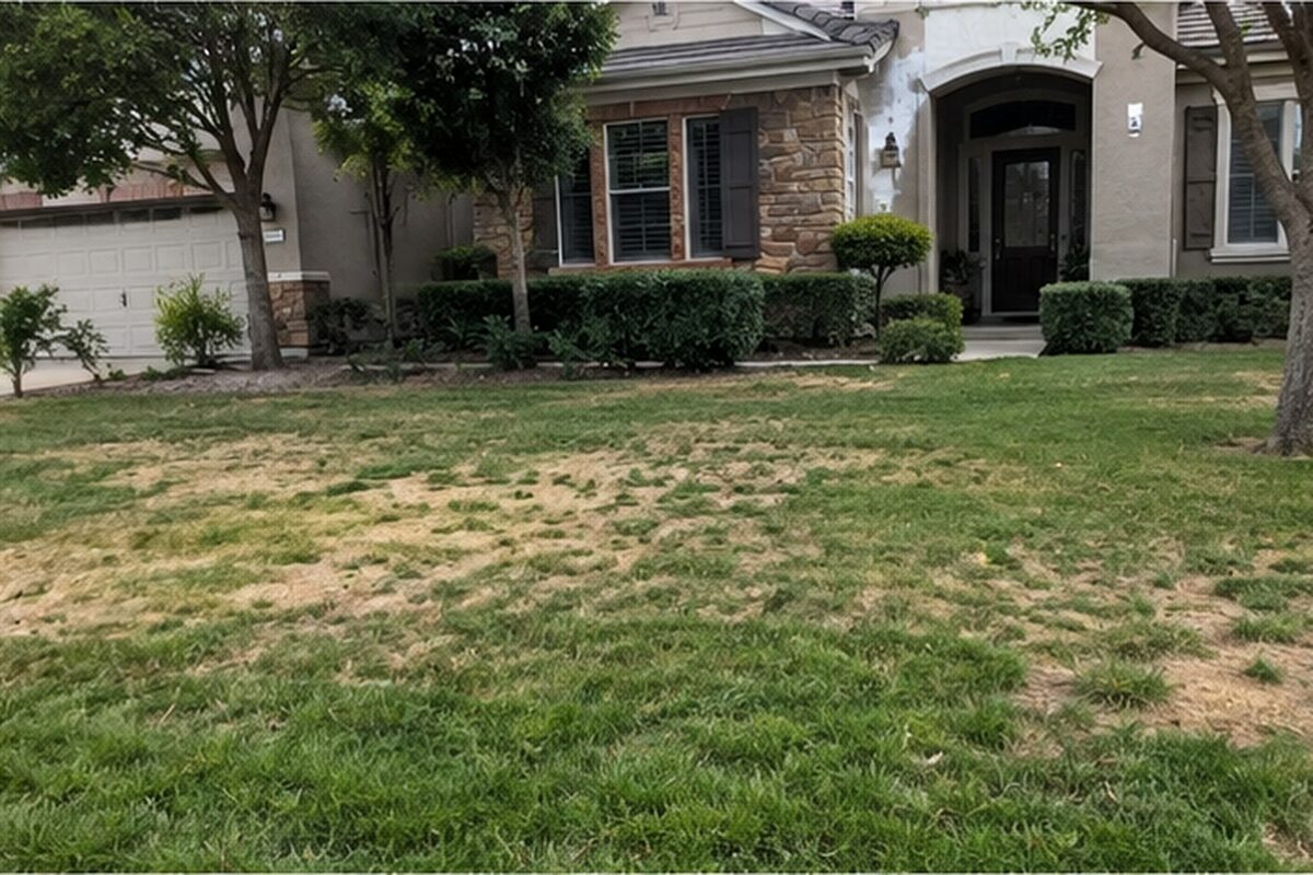 Thin & Patchy — Folsom — before